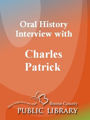cover image of Oral History Interview with Charles Patrick